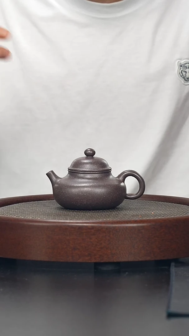 茶壶紫砂大容天-桃花泥-全手工无添加