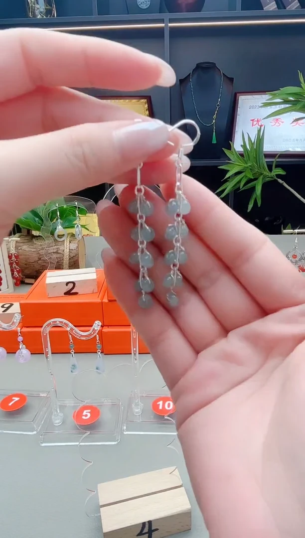 未镶嵌翡翠耳饰911