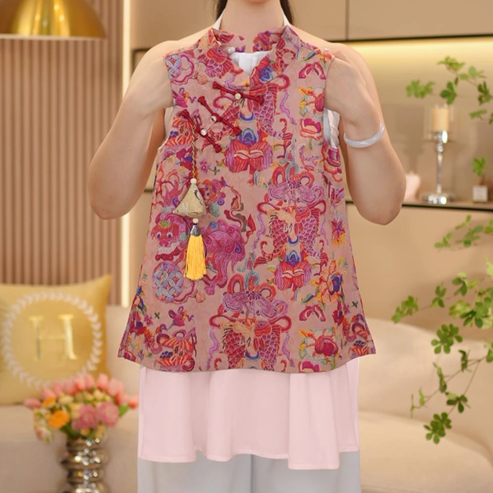 女童夏季新款连衣裙公主裙新中式女宝宝国风旗袍裙子