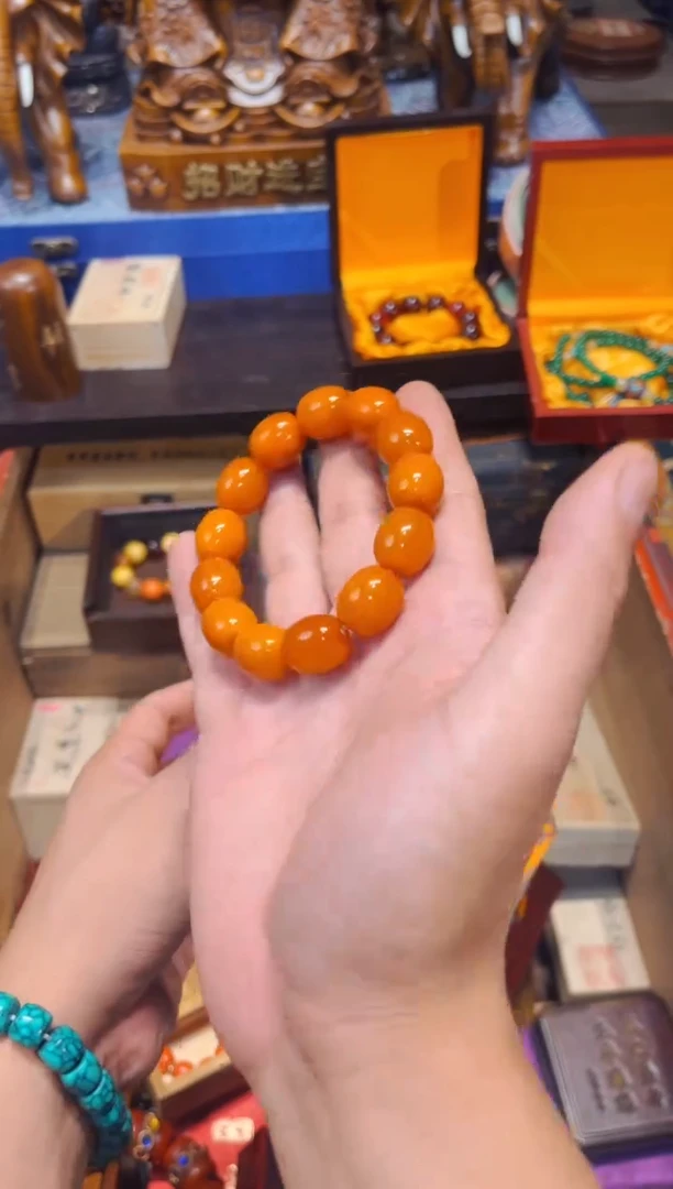 未镶嵌蜜蜡裸石L老七专属高端精品89