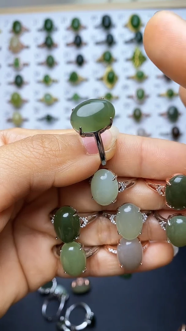 【闪购商品】和田玉戒指未镶嵌1