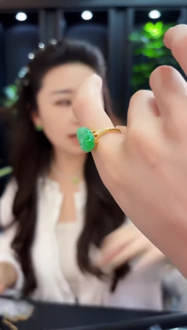 未镶嵌戒指翡翠 缅料A货/支持复检/一件