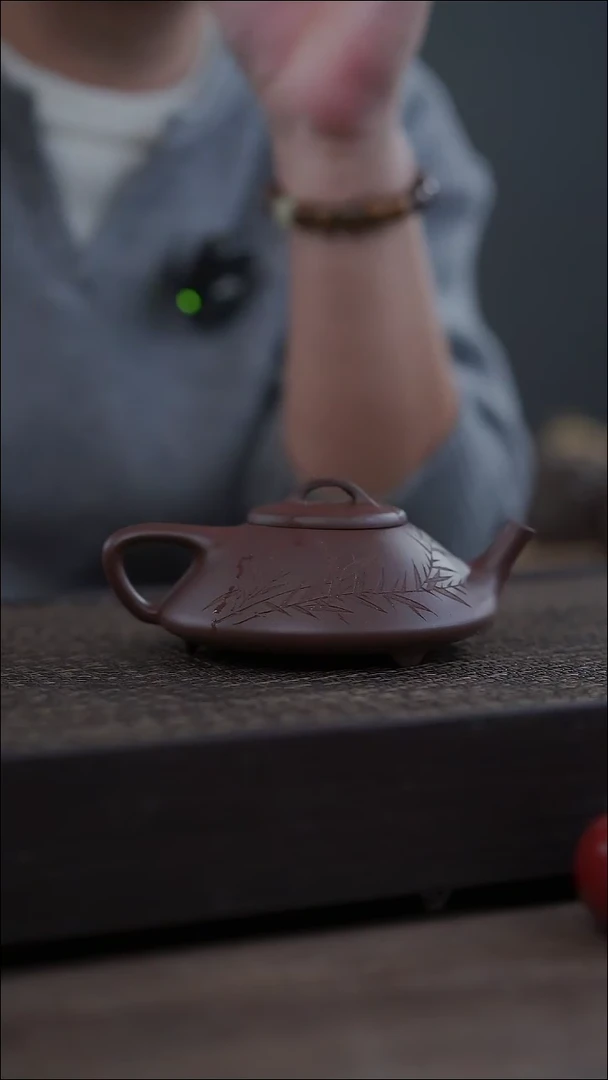 茶壶紫砂紫泥合票