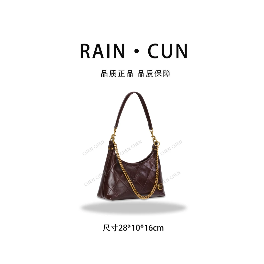 【YI CHEN】GQ-87611-安可拉红-高定轻奢时尚百搭潮流女士包包