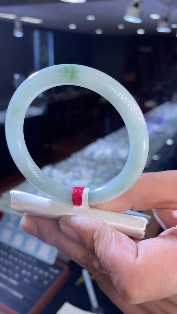 未镶嵌手镯翡翠圆条54-55