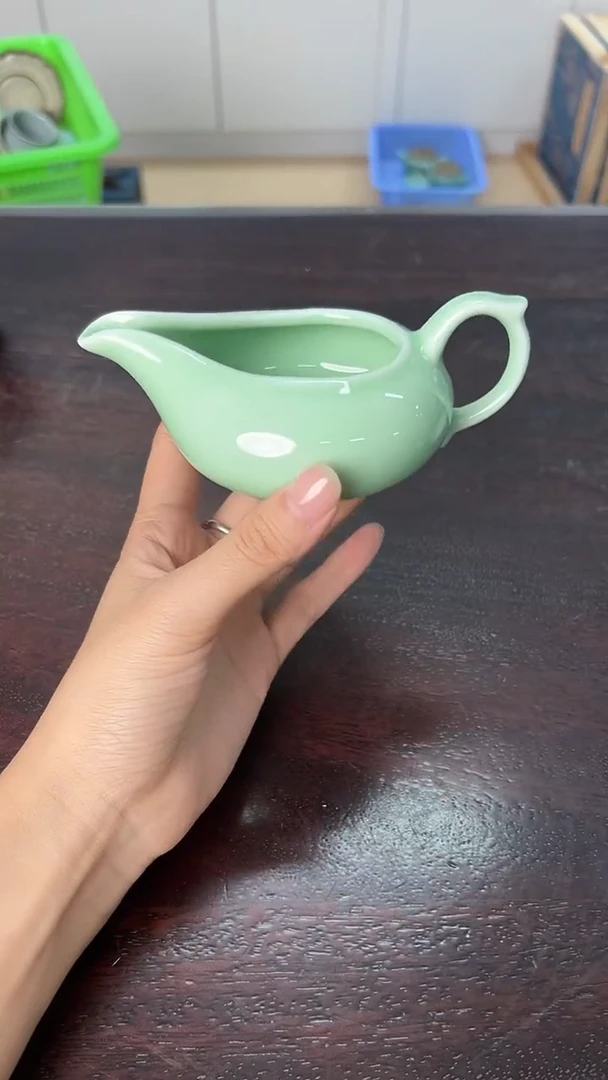 龙泉云间青瓷小米茶器