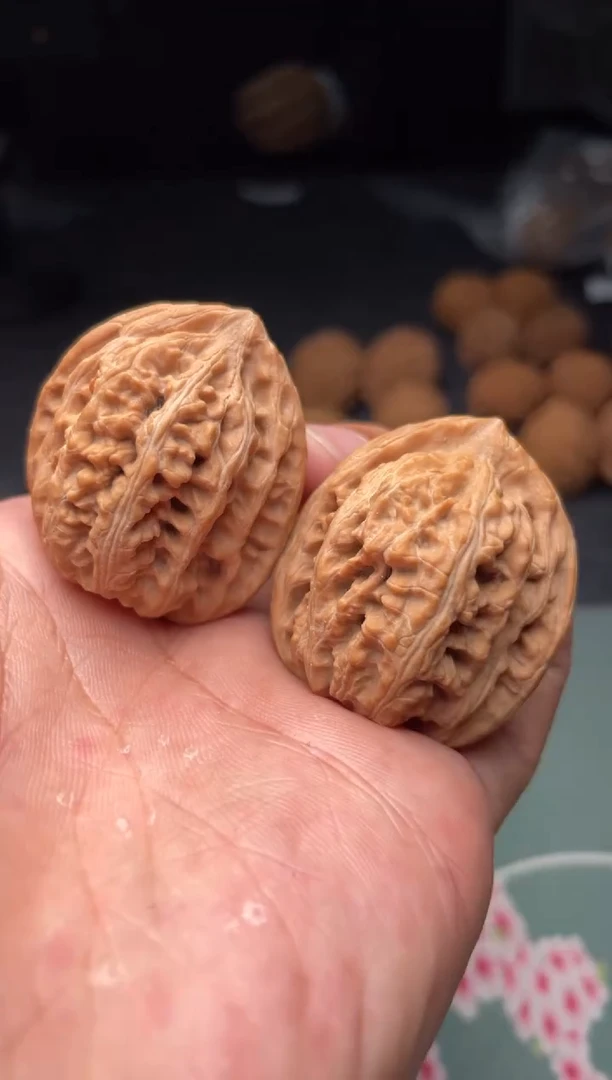 把件文玩核桃a17  三阳谷35尺