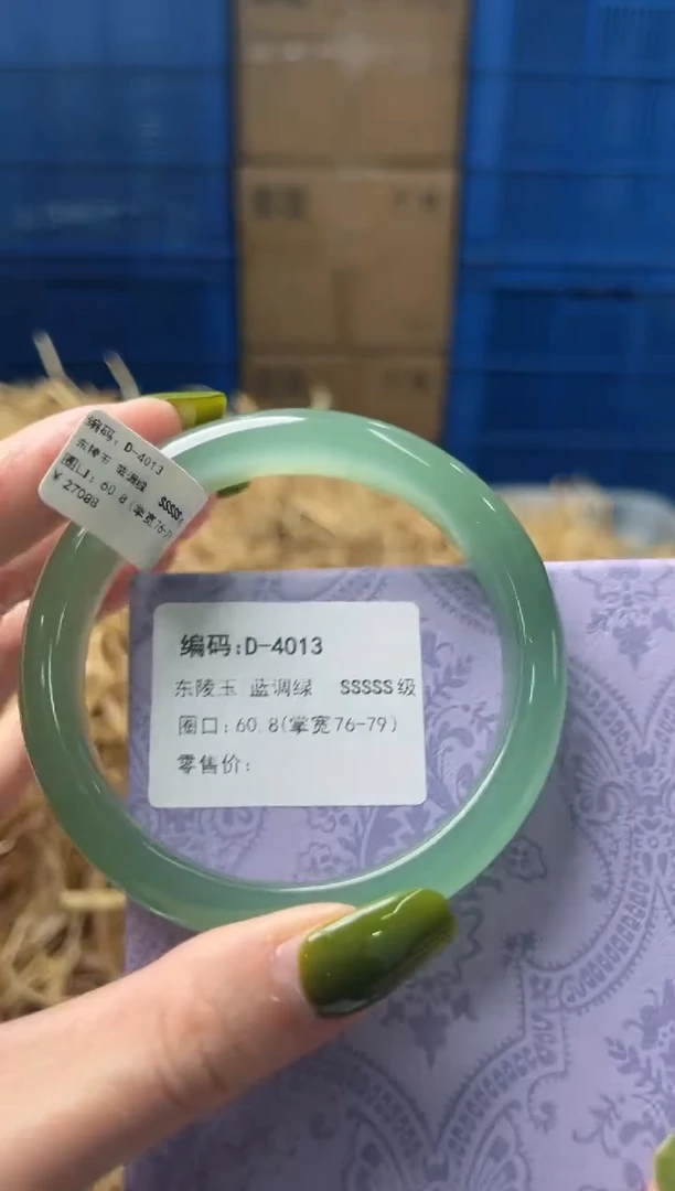 未镶嵌手镯石英质玉D4013