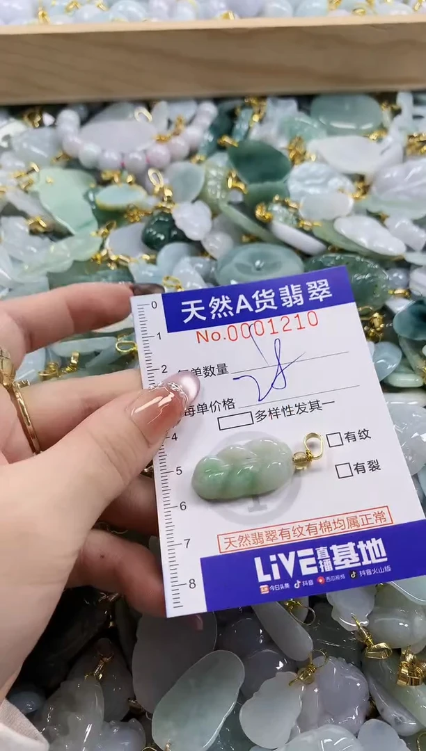 颈饰未镶嵌翡翠天然A货翡翠