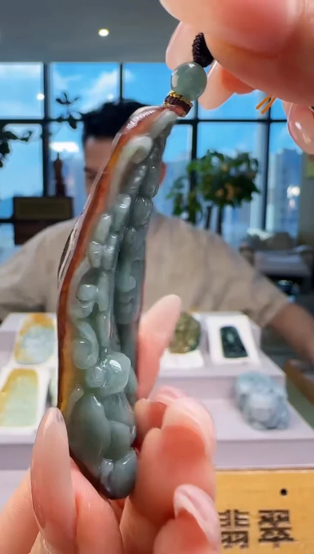 颈饰未镶嵌翡翠风*子YJ@@