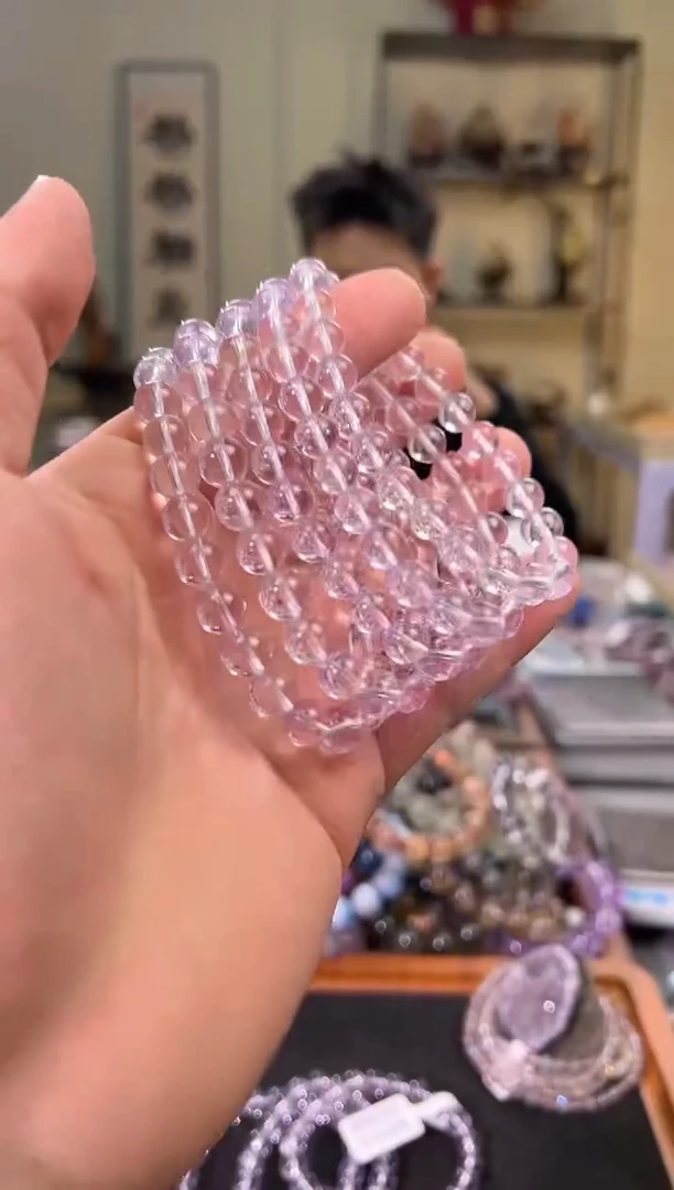 【闪购商品】紫晶手串未镶嵌8mm玻利维亚紫水（多样性发其一）