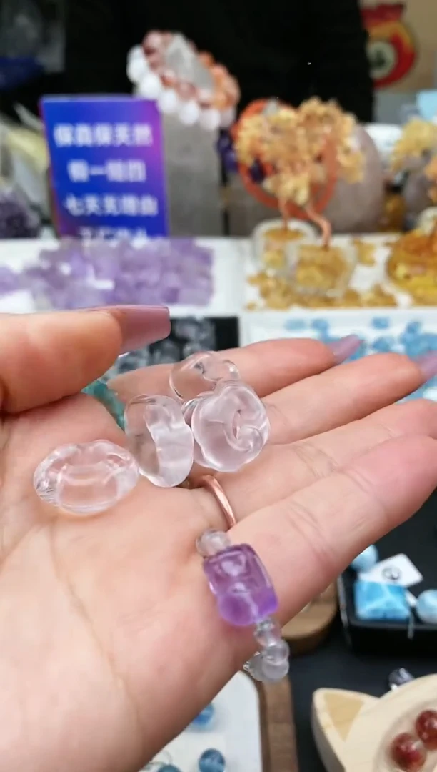 【闪购商品】水晶颈饰未镶嵌200a多样性发其一/2.5/1个