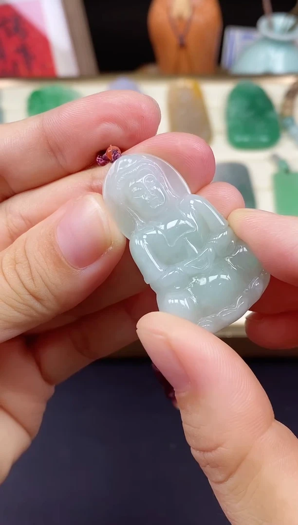 吊坠(不含链)未镶嵌翡翠观音@@CMT