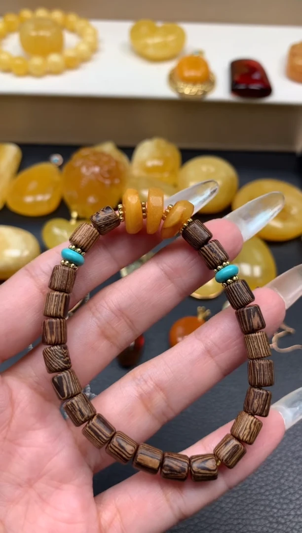 手链琥珀未镶嵌琥珀蜜蜡