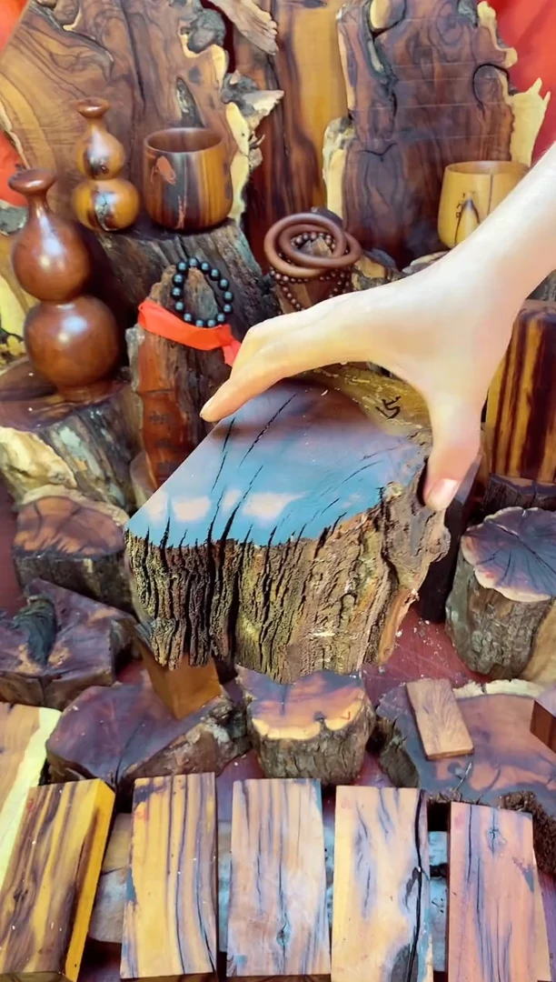 枣木【15】号原木段，尺寸随型