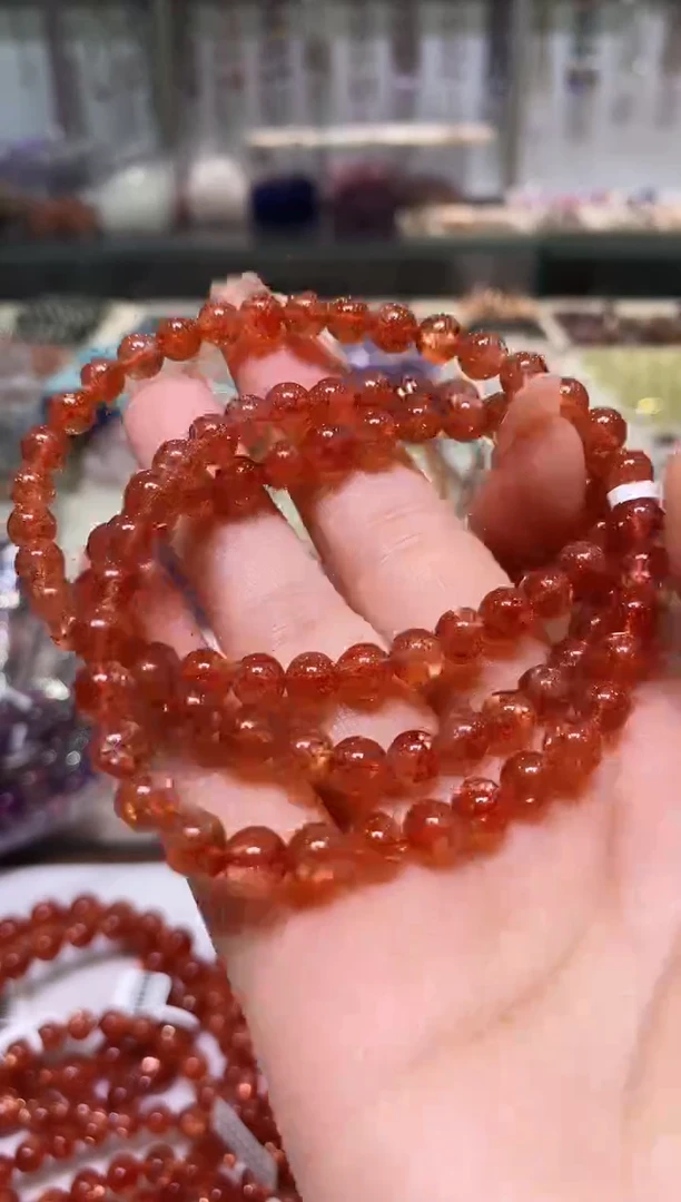 未镶嵌手链长石多样性发其一金太阳多圈6+