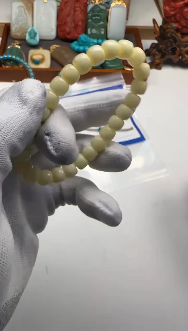 裸石蜜蜡未镶嵌烟***～手串手串