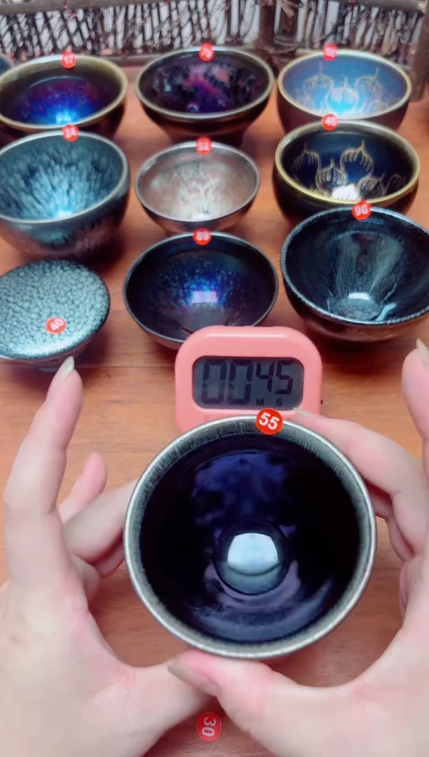 茶盏一**啡55号建盏工匠茶器