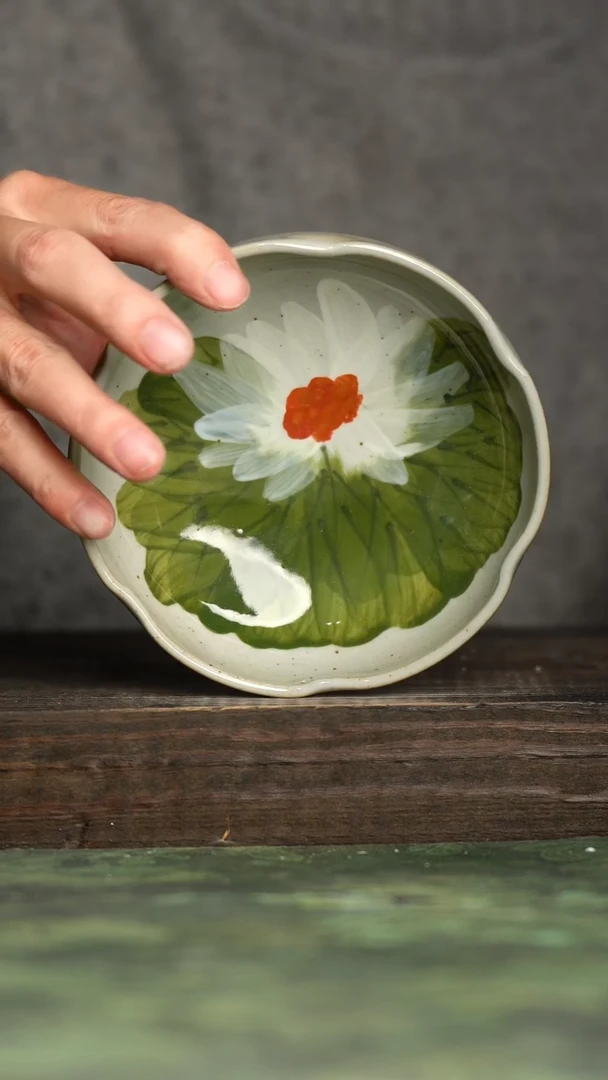 【闪购商品】杯青诗手工手绘瓷器