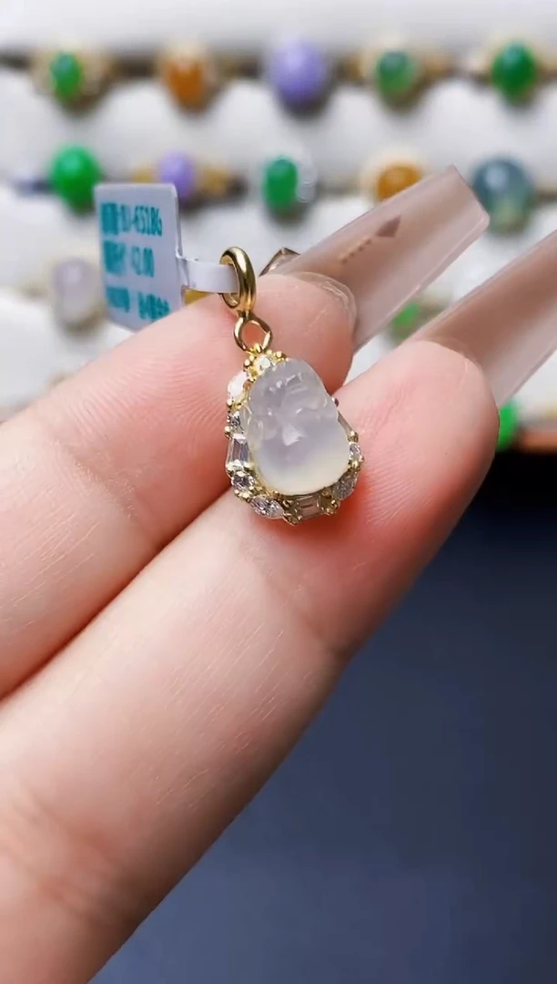 银S925镶嵌戒指翡翠1427