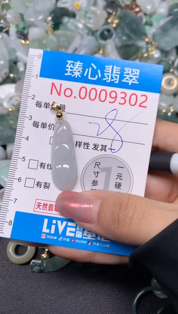 【闪购商品】翡翠颈饰未镶嵌含绳0009302