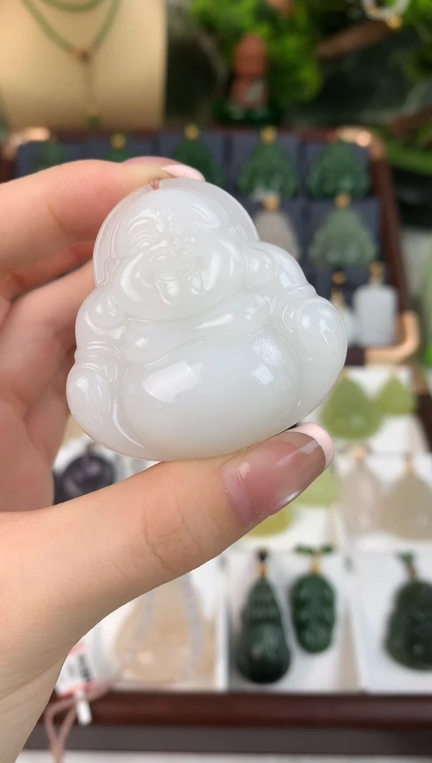 颈饰未镶嵌和田玉吊坠50mm