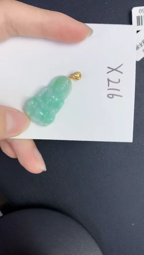 颈饰未镶嵌翡翠缅甸天然翡翠A货