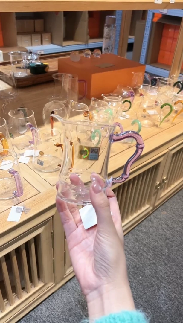 禾器君涟公道杯浅紫色