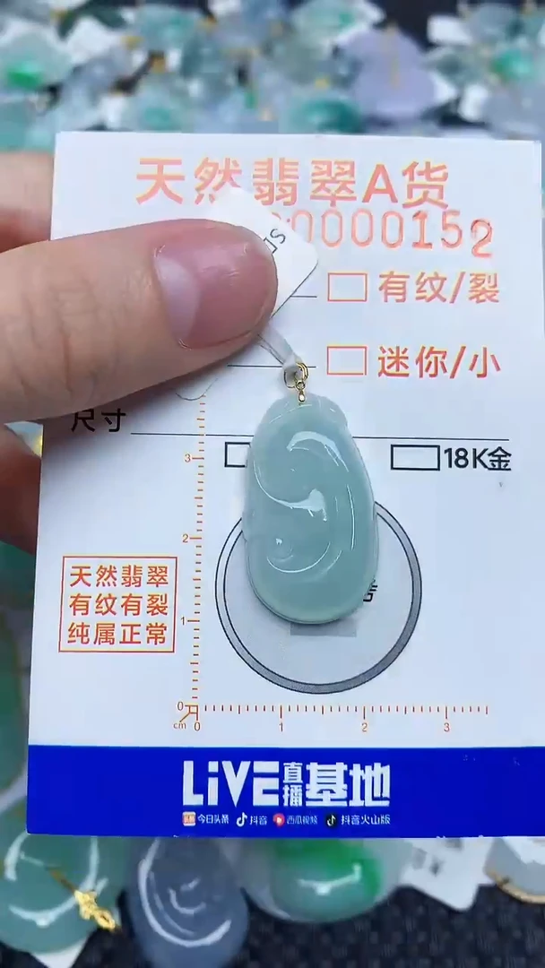 【闪购商品】翡翠颈饰18K金镶嵌45345345