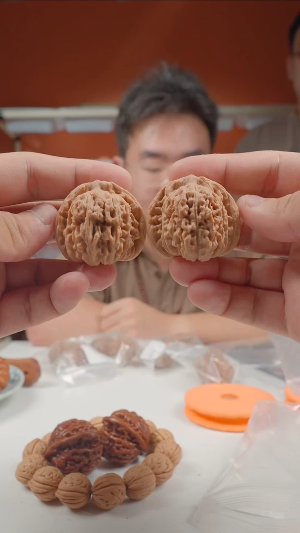 把件文玩核桃42mm蓟县楼-200的随机