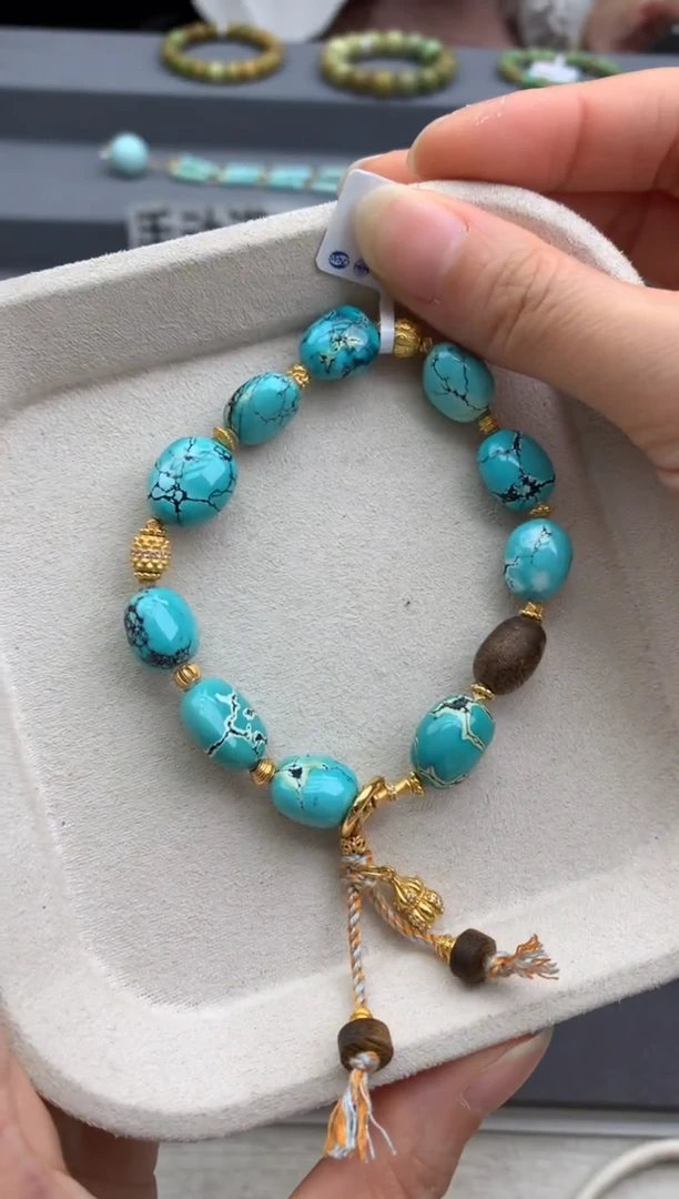 未镶嵌绿松石手串茜.G97