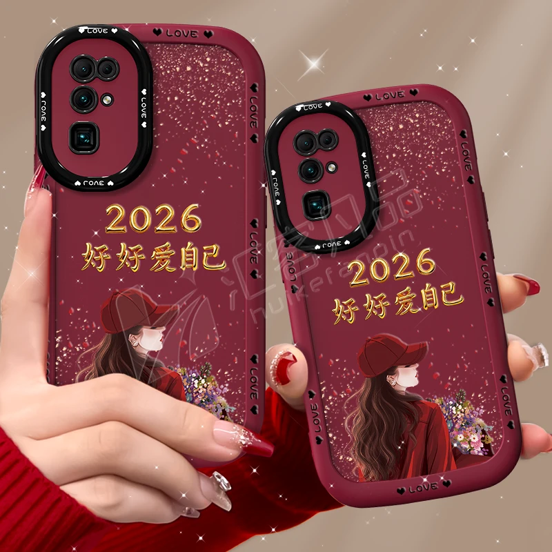 汇客凡品【荣耀30】捧花爱自己2026泡芙壳新款泡芙手机壳