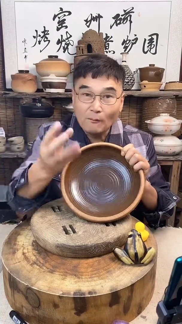 复古土菜钵26厘米干烧不裂（无盖）