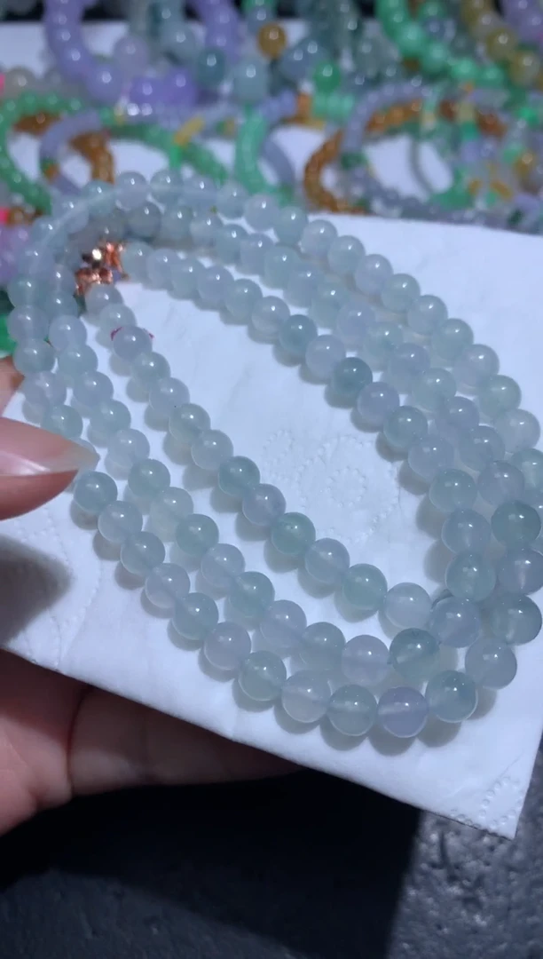 未镶嵌手链翡翠克毛货