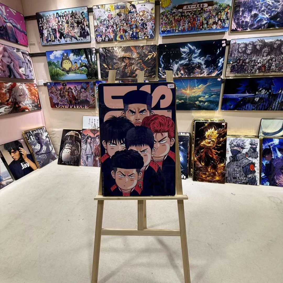 灌篮高手樱木花道流川枫动漫风格篮球主题装饰画40-60-w315