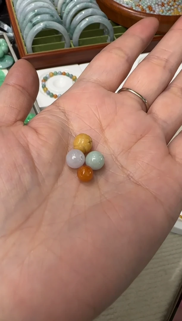 未镶嵌手串翡翠手串