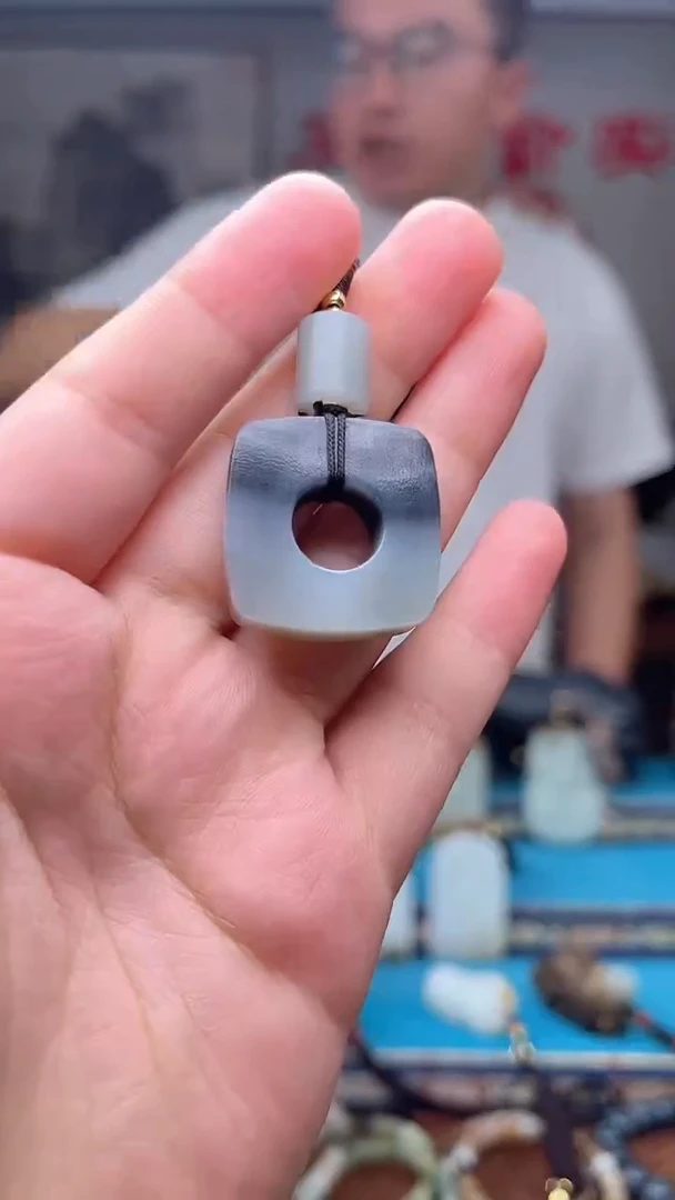 和田玉未镶嵌挂件1