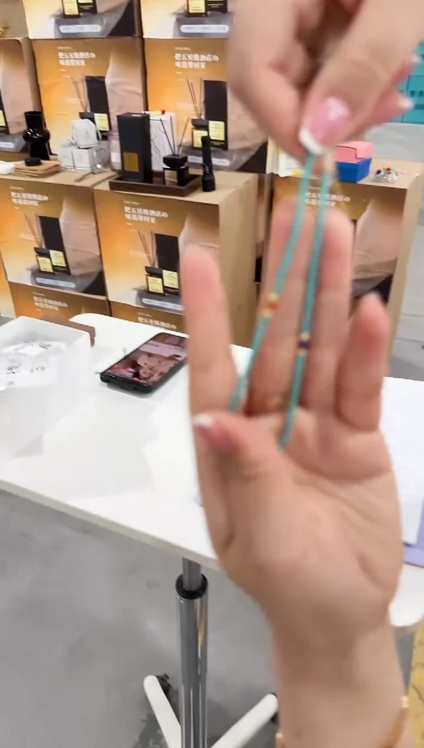 YS-蓝色绿松石项链