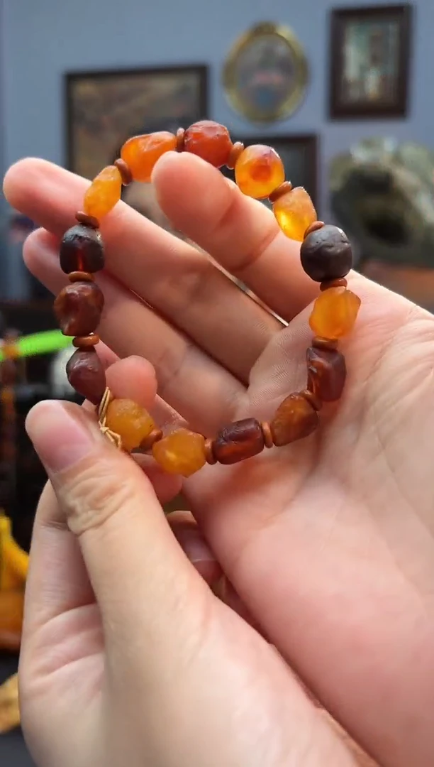 手串琥珀未镶嵌手串