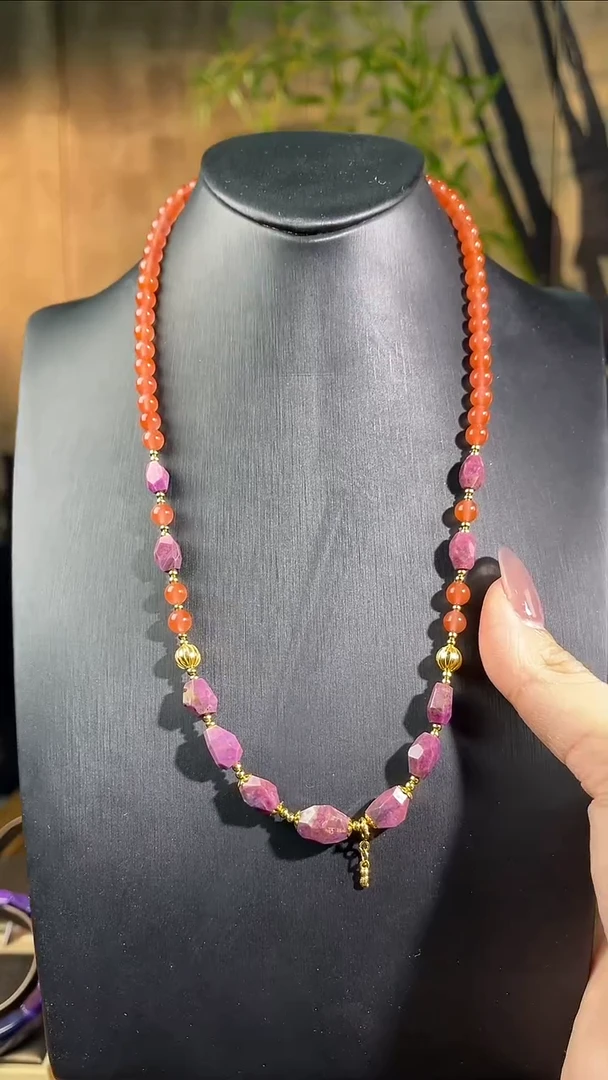 苏纪石（舒俱来）未镶嵌项链（多样性发一）南非舒俱来老矿