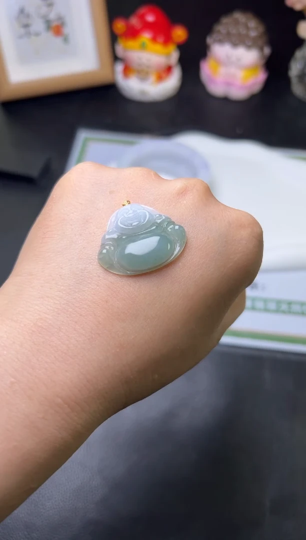 【闪购商品】翡翠颈饰18K金镶嵌W499-ND10219多样性发一件