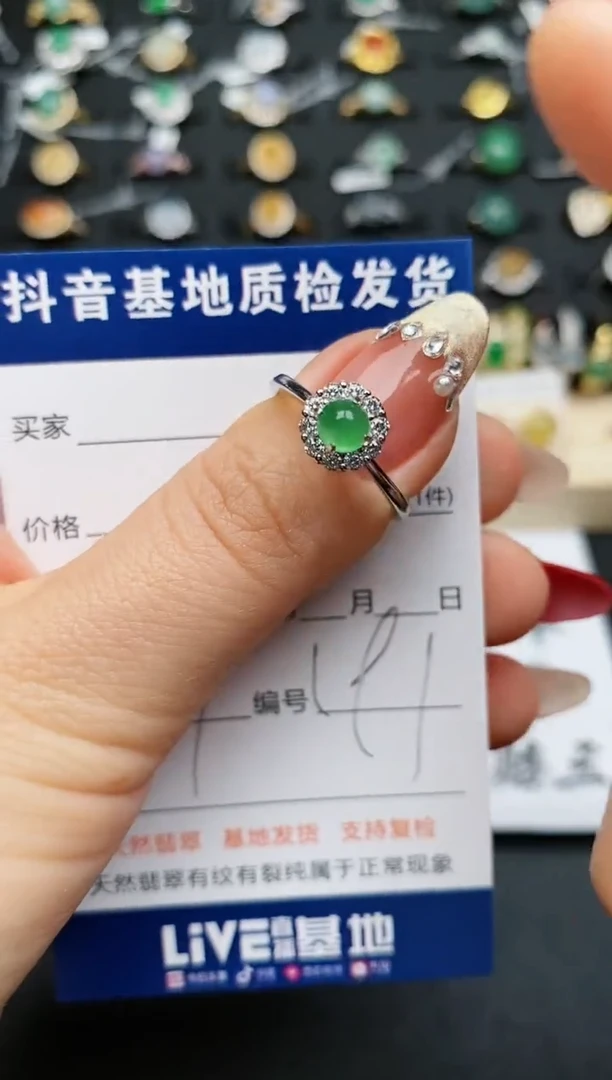 【闪购商品】翡翠戒指银S925镶嵌............
