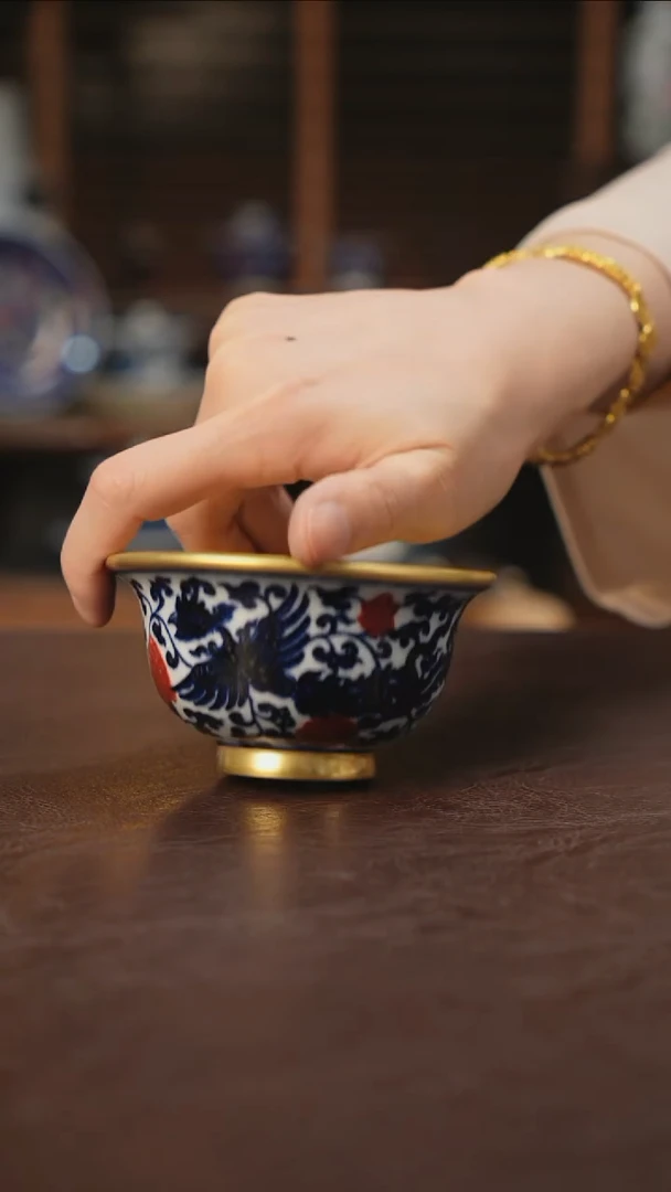 杯景德镇陶瓷杯碗柴烧多人