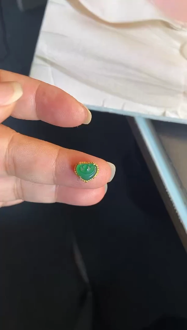 吊坠(不含链)银S925镶嵌翡翠1