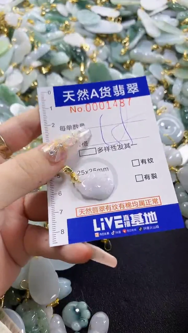 颈饰未镶嵌翡翠天然A货翡翠