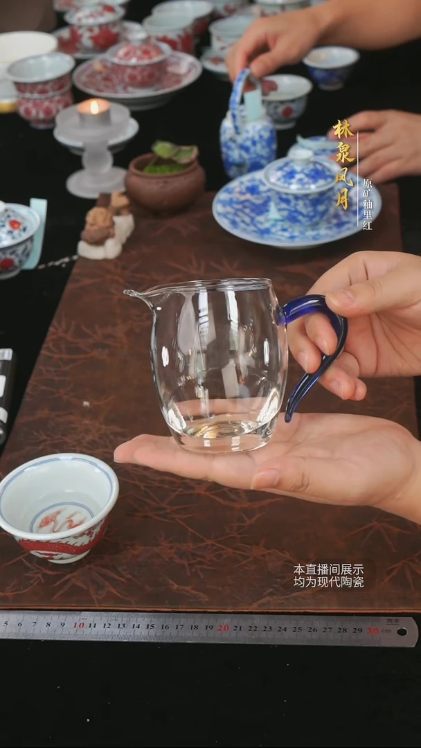 杯子景德镇-高温玻璃公道杯