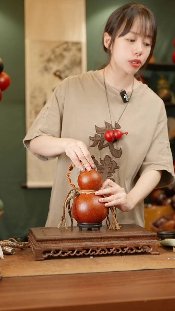 215号精品天然大漆酒葫芦一物一拍~