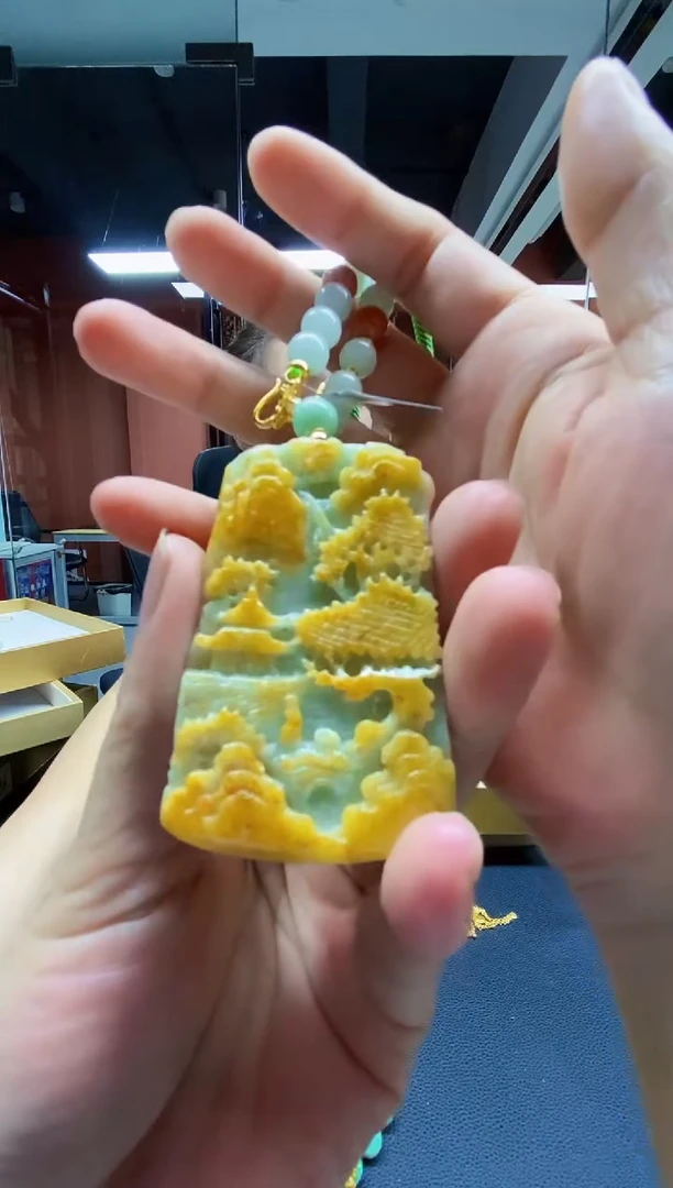 颈饰未镶嵌翡翠翡翠吊坠