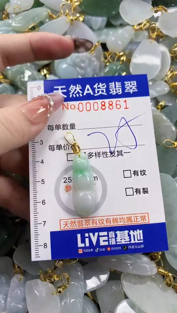 颈饰未镶嵌翡翠天然A货翡翠