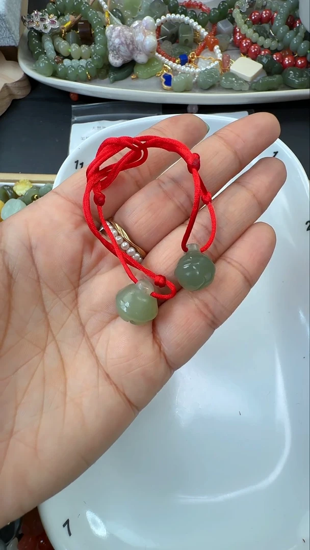 颈饰未镶嵌和田玉A7多样性发其一